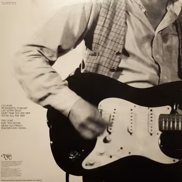 Slowhand - Álbum de Eric Clapton (1977) Contraportada