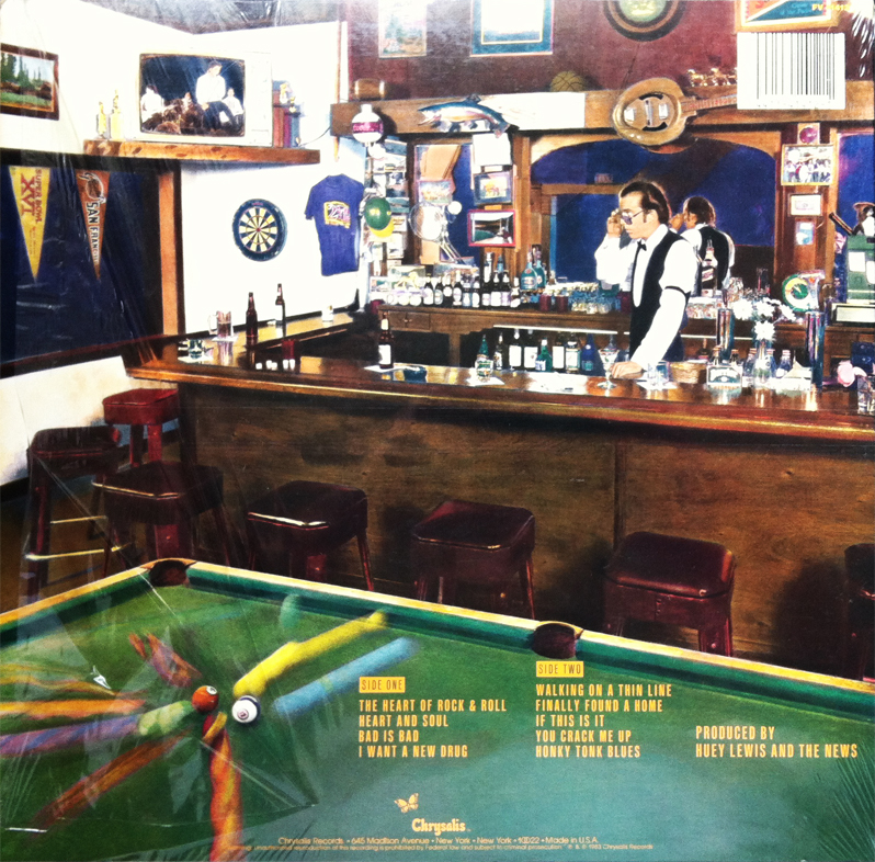 Sports - Huey Lewis and The News (Contraportada)